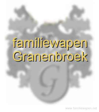 familiewapen Granenbroek