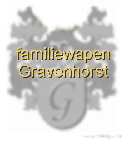 familiewapen Gravenhorst