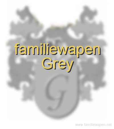 familiewapen Grey