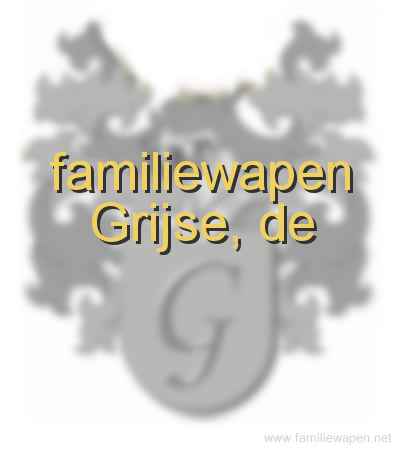 familiewapen Grijse, de