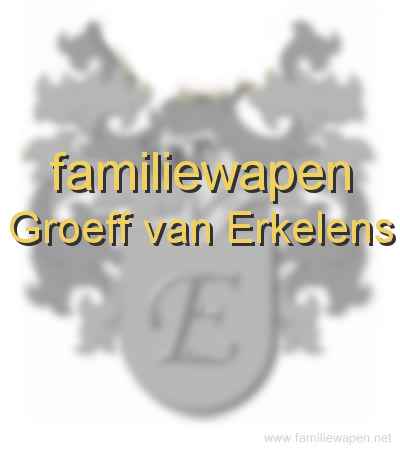 familiewapen Groeff van Erkelens