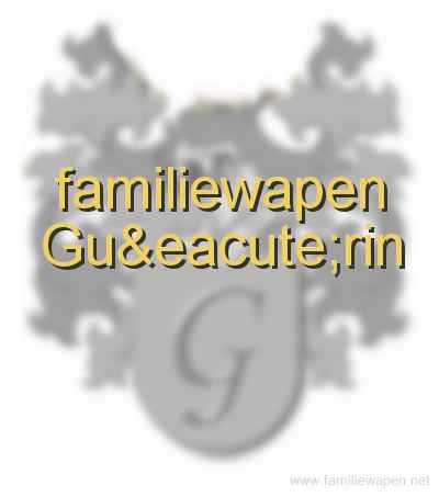 familiewapen Guérin