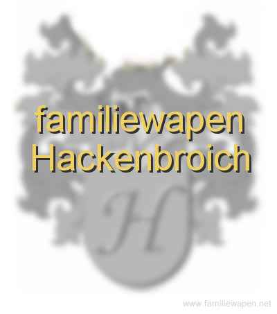 familiewapen Hackenbroich