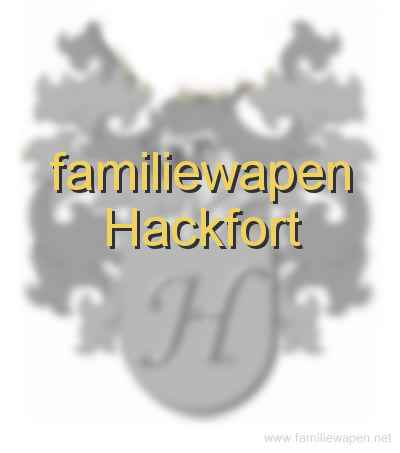 familiewapen Hackfort