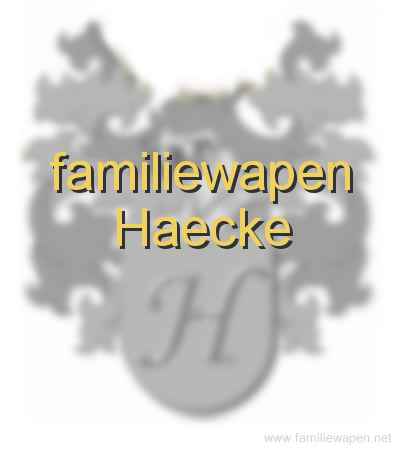 familiewapen Haecke