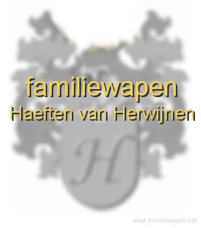 familiewapen Haeften van Herwijnen