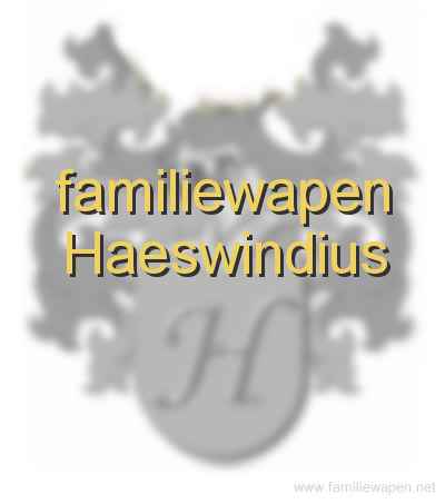 familiewapen Haeswindius