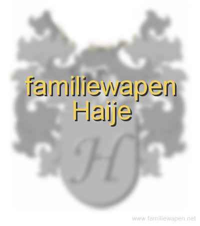 familiewapen Haije