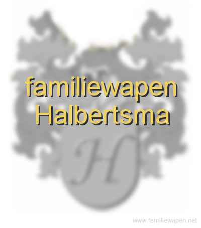 familiewapen Halbertsma