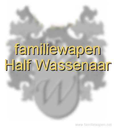 familiewapen Half Wassenaar