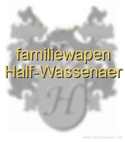 familiewapen Half-Wassenaer