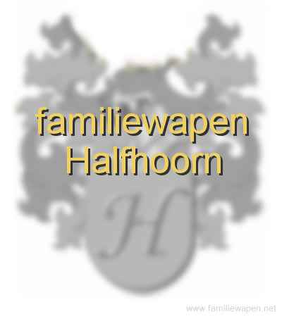 familiewapen Halfhoorn