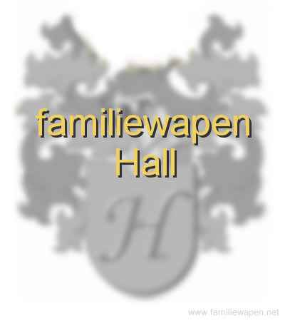 familiewapen Hall