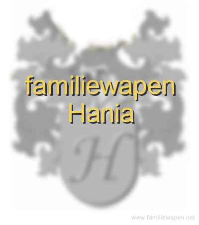 familiewapen Hania