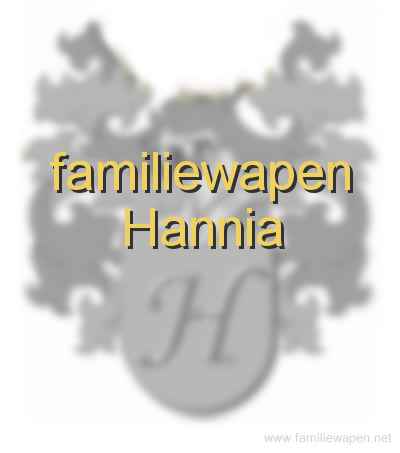 familiewapen Hannia