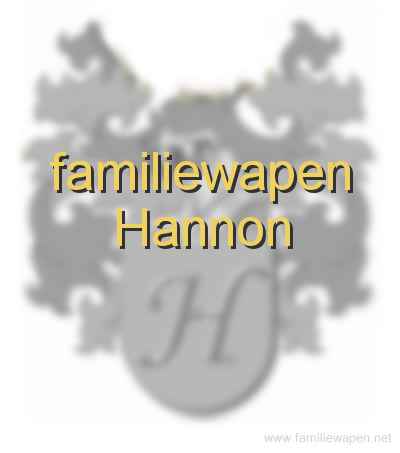 familiewapen Hannon