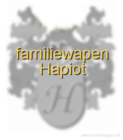 familiewapen Hapiot