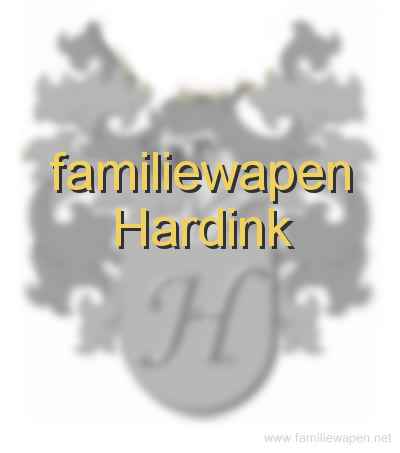 familiewapen Hardink