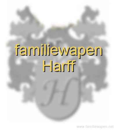 familiewapen Harff