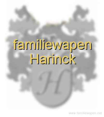 familiewapen Harinck