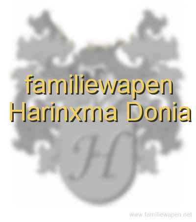 familiewapen Harinxma Donia