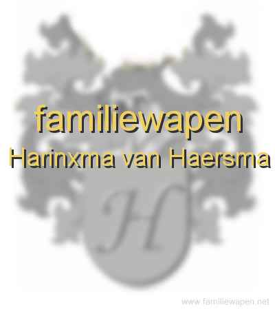 familiewapen Harinxma van Haersma