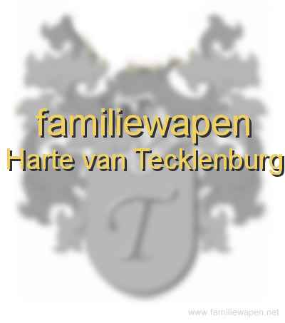 familiewapen Harte van Tecklenburg