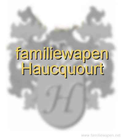 familiewapen Haucquourt