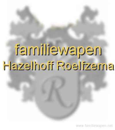 familiewapen Hazelhoff Roelfzema