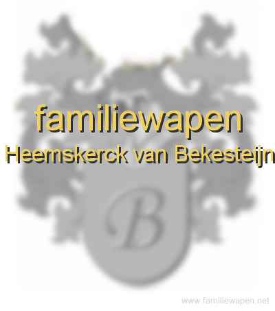 familiewapen Heemskerck van Bekesteijn