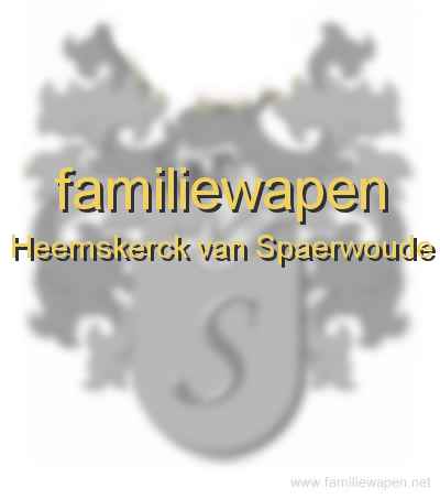 familiewapen Heemskerck van Spaerwoude