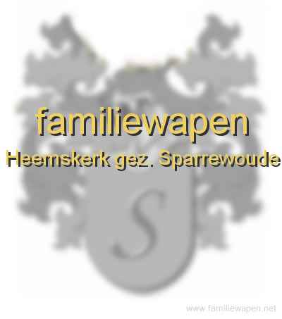 familiewapen Heemskerk gez. Sparrewoude