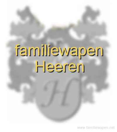 familiewapen Heeren