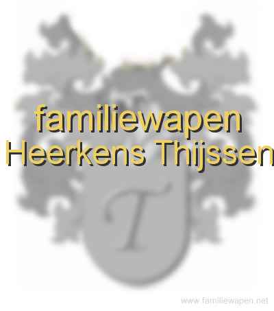 familiewapen Heerkens Thijssen