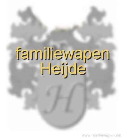 familiewapen Heijde