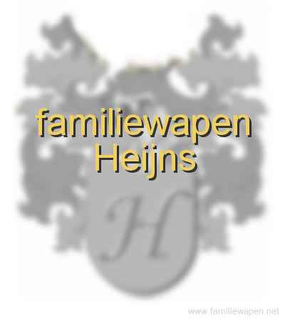 familiewapen Heijns