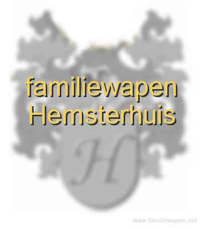 familiewapen Hemsterhuis