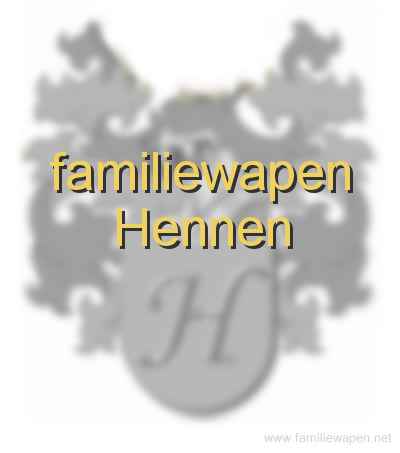 familiewapen Hennen