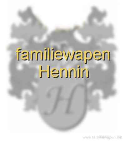 familiewapen Hennin