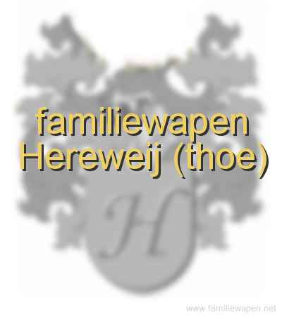 familiewapen Hereweij (thoe)