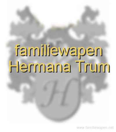 familiewapen Hermana Trum