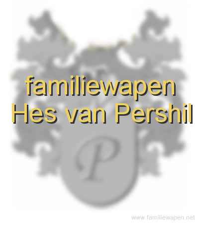 familiewapen Hes van Pershil