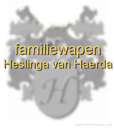 familiewapen Heslinga van Haerda