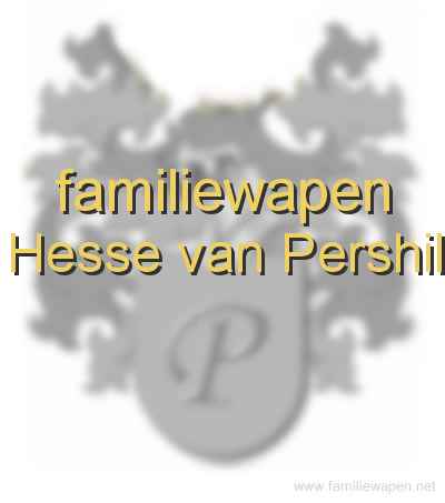 familiewapen Hesse van Pershil