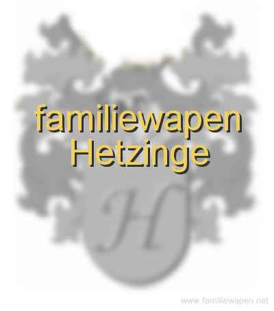 familiewapen Hetzinge