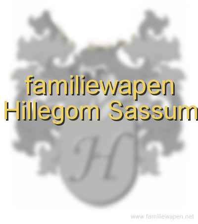 familiewapen Hillegom Sassum