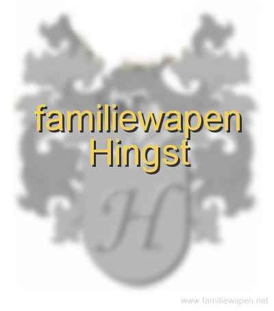 familiewapen Hingst