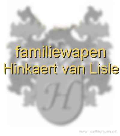 familiewapen Hinkaert van Lisle