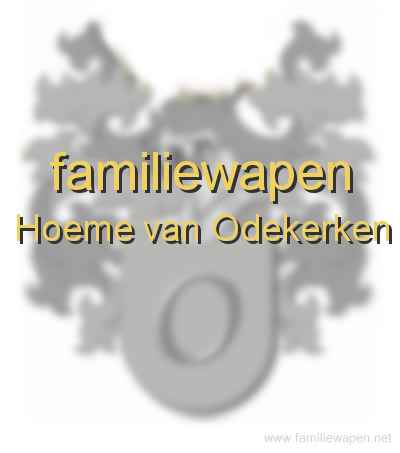 familiewapen Hoeme van Odekerken