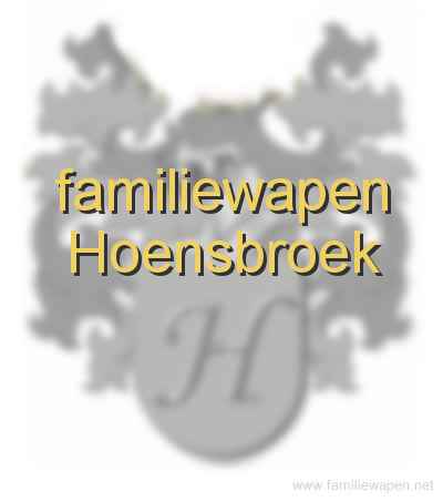 familiewapen Hoensbroek